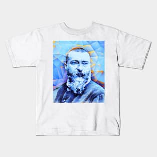 Jean-Baptiste Alphonse Karr Portrait | Jean-Baptiste Alphonse Karr Artwork | Jean-Baptiste Alphonse Karr Painting 14 Kids T-Shirt